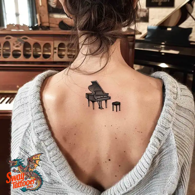 Piano Tattoo Designs