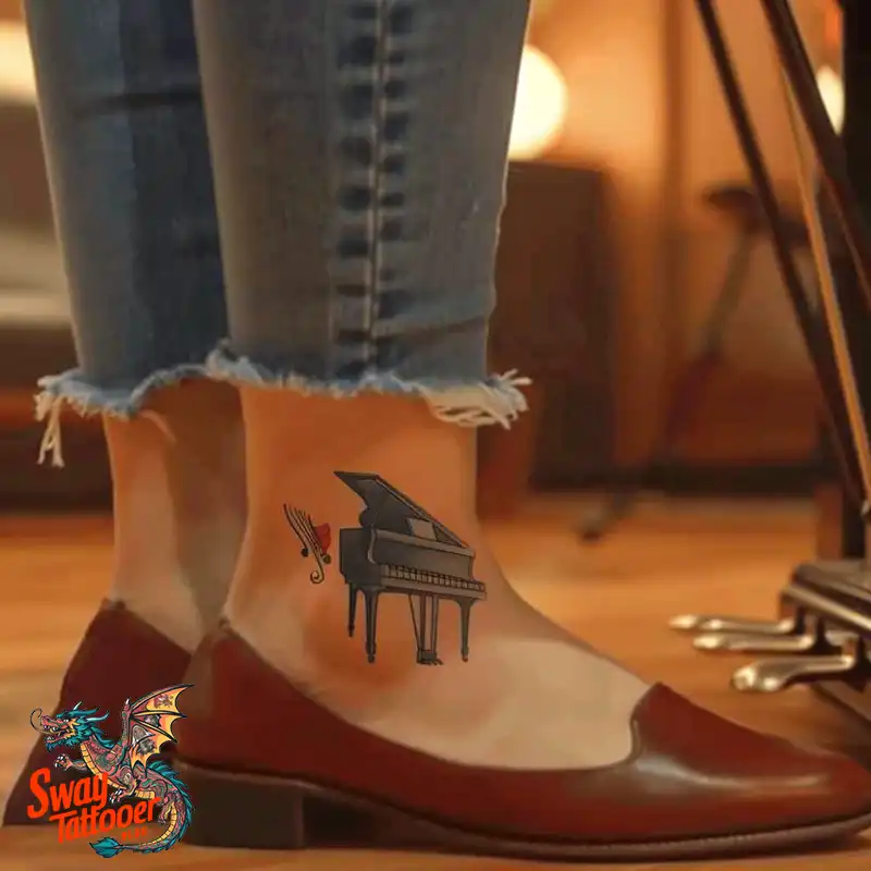 Piano Tattoo Designs