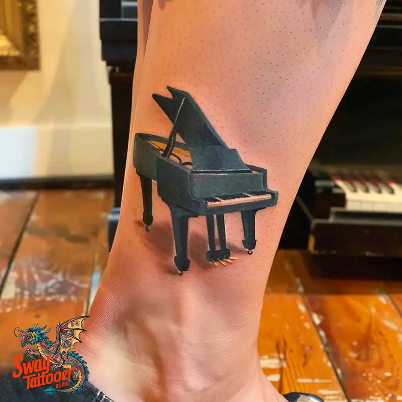 Piano Tattoo Designs