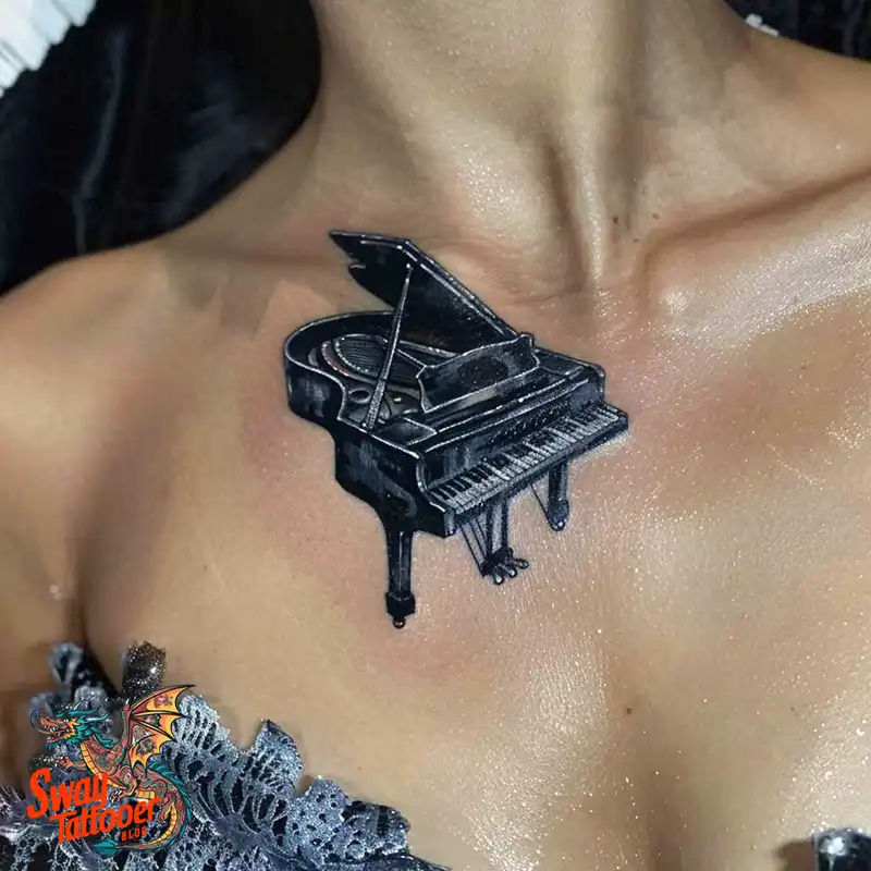 Piano Tattoo Designs