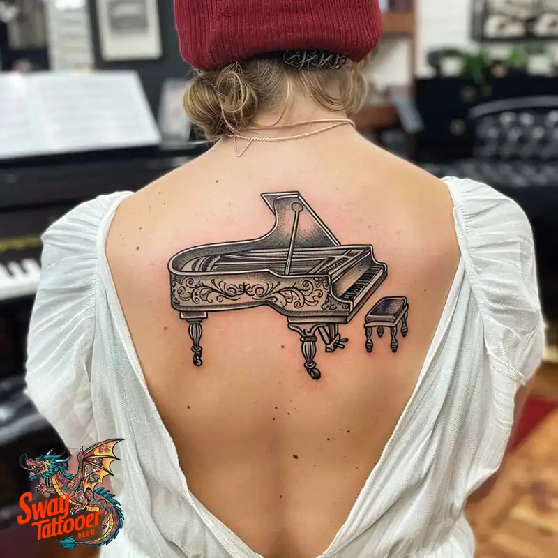 Piano Tattoo Designs