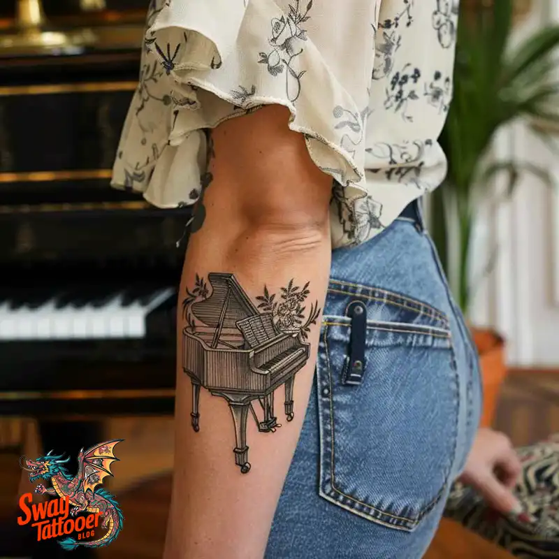 Piano Tattoo Designs