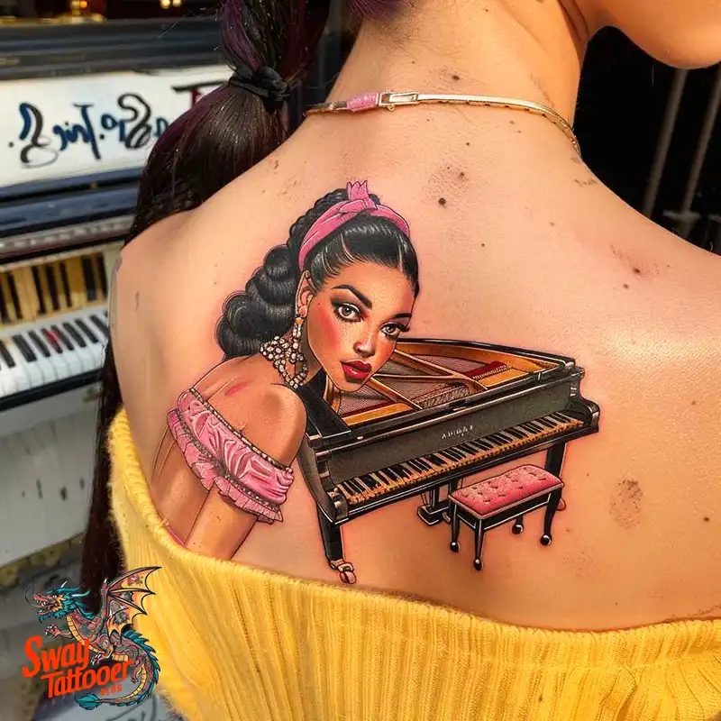 Piano Tattoo Designs