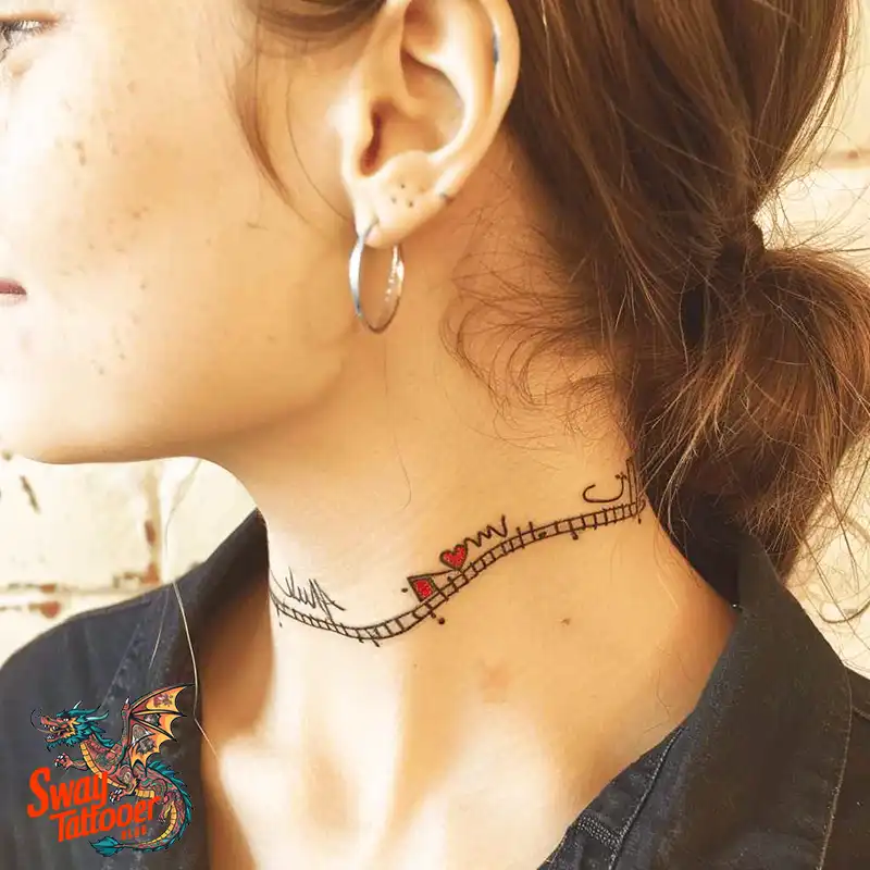 Railroad Tattoo Design