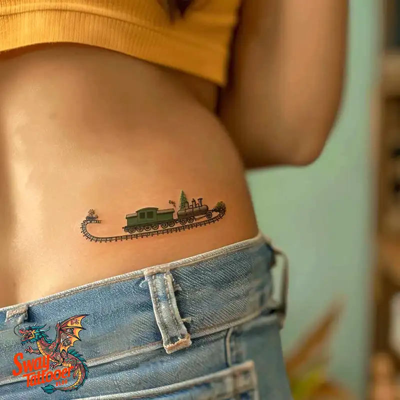 Railroad Tattoo Design