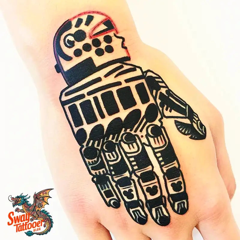 Robot Hand Tattoo
