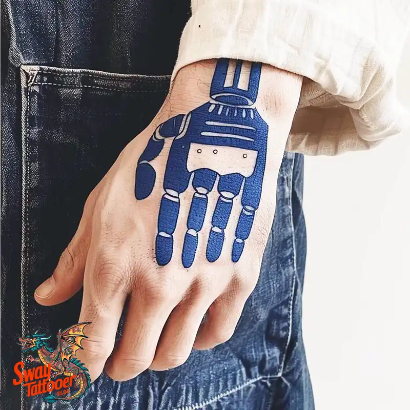 Robot Hand Tattoo
