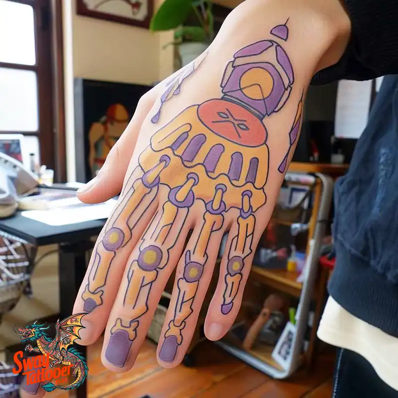 Robot Hand Tattoos ideas