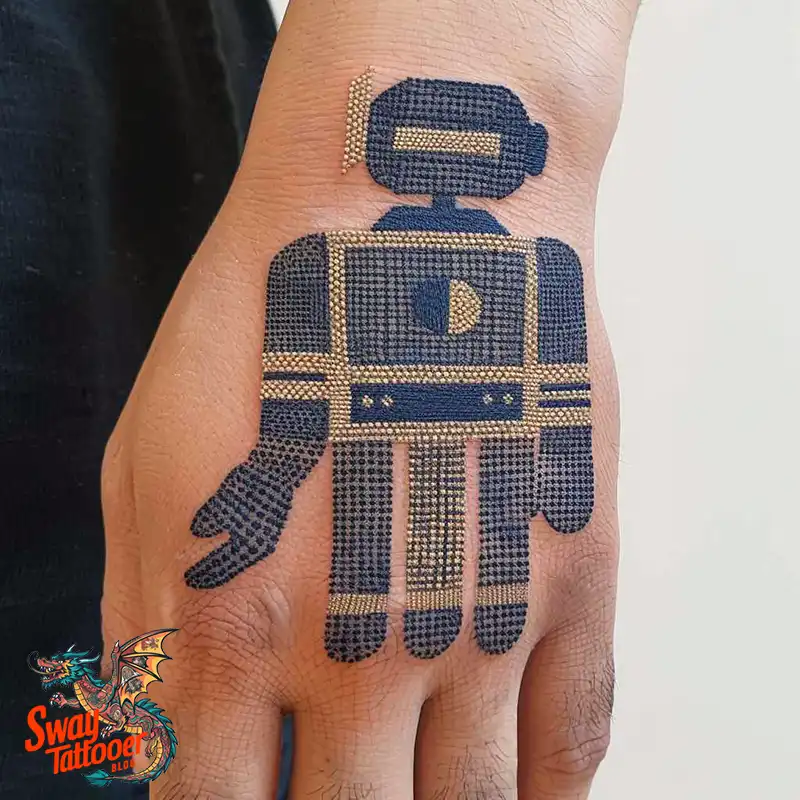 Robot Hand Tattoos ideas