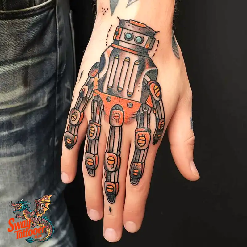 Robot Arm Tattoo ideas