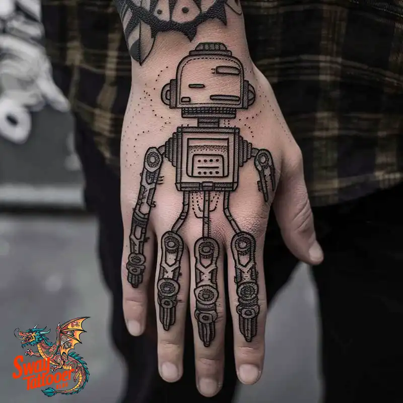 Robot Arm Tattoo ideas