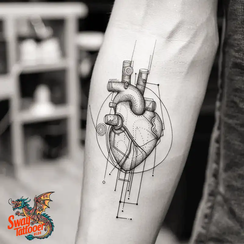 100 Robot Heart Tattoo Designs: Meaning, Culture, and Art 98 robot heart3