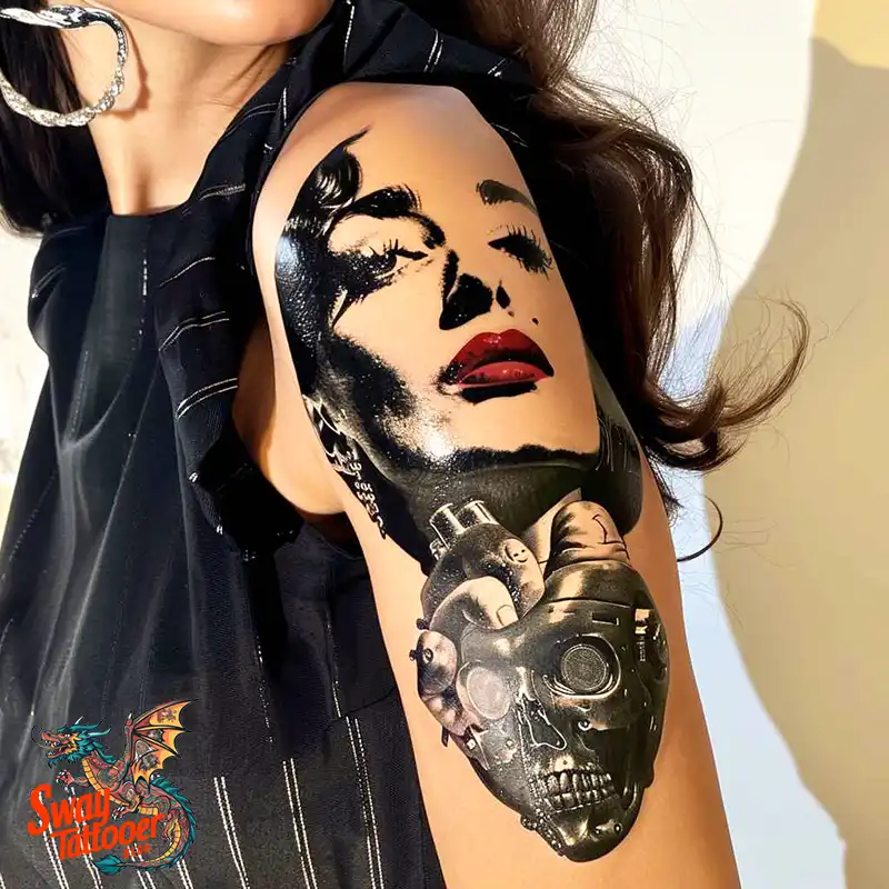 100 Robot Heart Tattoo Designs: Meaning, Culture, and Art 55 Robot Heart Tattoo