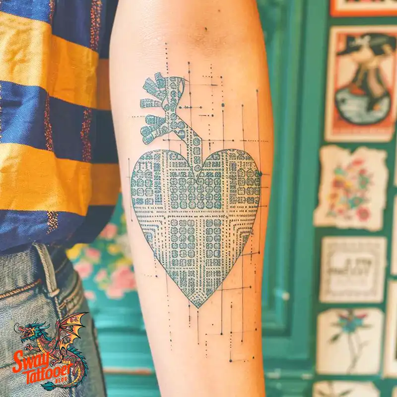 100 Robot Heart Tattoo Designs: Meaning, Culture, and Art 58 Robot Heart Tattoo