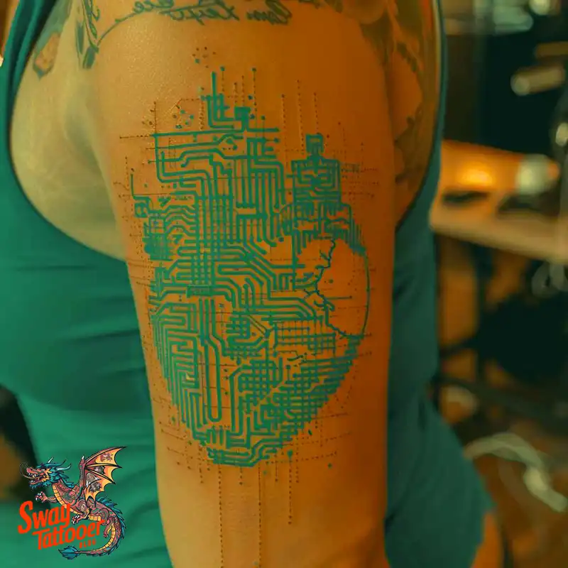 100 Robot Heart Tattoo Designs: Meaning, Culture, and Art 54 Robot Heart Tattoo