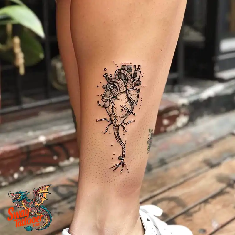 100 Robot Heart Tattoo Designs: Meaning, Culture, and Art 45 Robot Heart Tattoo