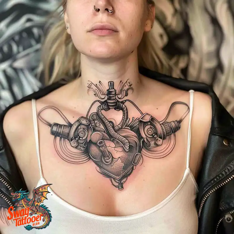 100 Robot Heart Tattoo Designs: Meaning, Culture, and Art 40 Robot Heart Tattoo