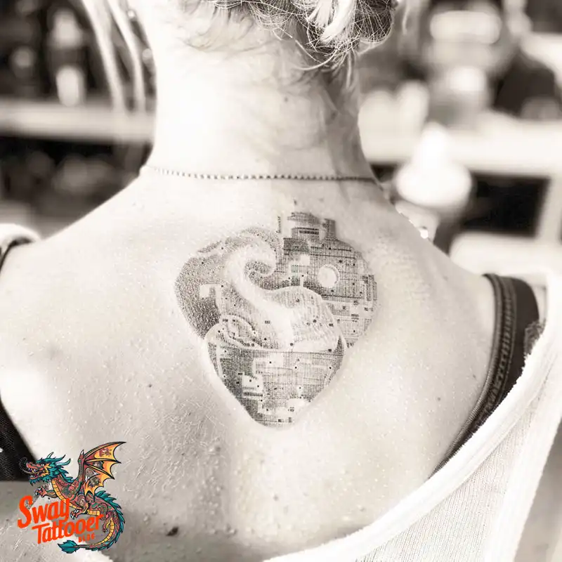 100 Robot Heart Tattoo Designs: Meaning, Culture, and Art 34 Robot Heart Tattoo