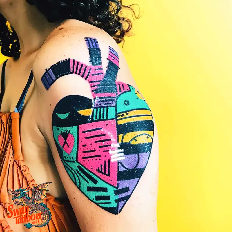 100 Robot Heart Tattoo Designs: Meaning, Culture, and Art 26 Robot Heart Tattoo Designs