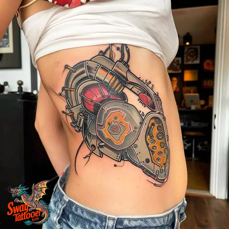 100 Robot Heart Tattoo Designs: Meaning, Culture, and Art 25 Robot Heart Tattoo Designs
