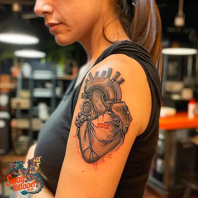 100 Robot Heart Tattoo Designs: Meaning, Culture, and Art 11 Robot Heart Tattoo Designs