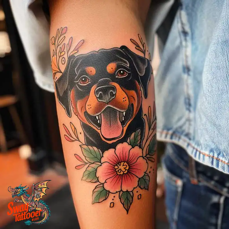 100 Rottweiler Tattoo Designs: Symbolism & Ink Arts 4 Rottweiler Tattoo Design Ideas