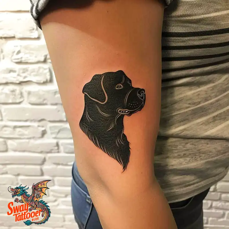 100 Rottweiler Tattoo Designs: Symbolism & Ink Arts 89 rottweiler18