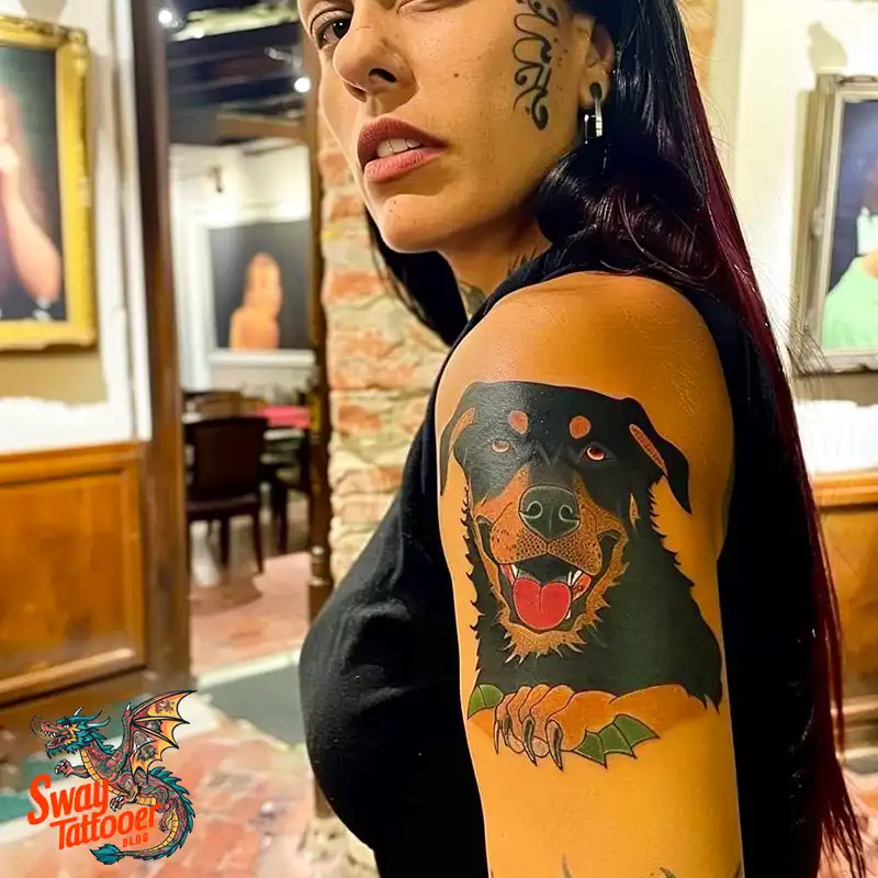 100 Rottweiler Tattoo Designs: Symbolism & Ink Arts 79 Rottweiler Tattoo