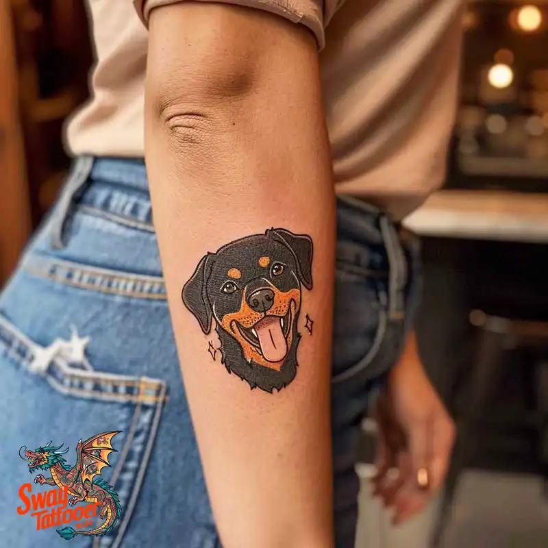 100 Rottweiler Tattoo Designs: Symbolism & Ink Arts 77 Rottweiler Tattoo