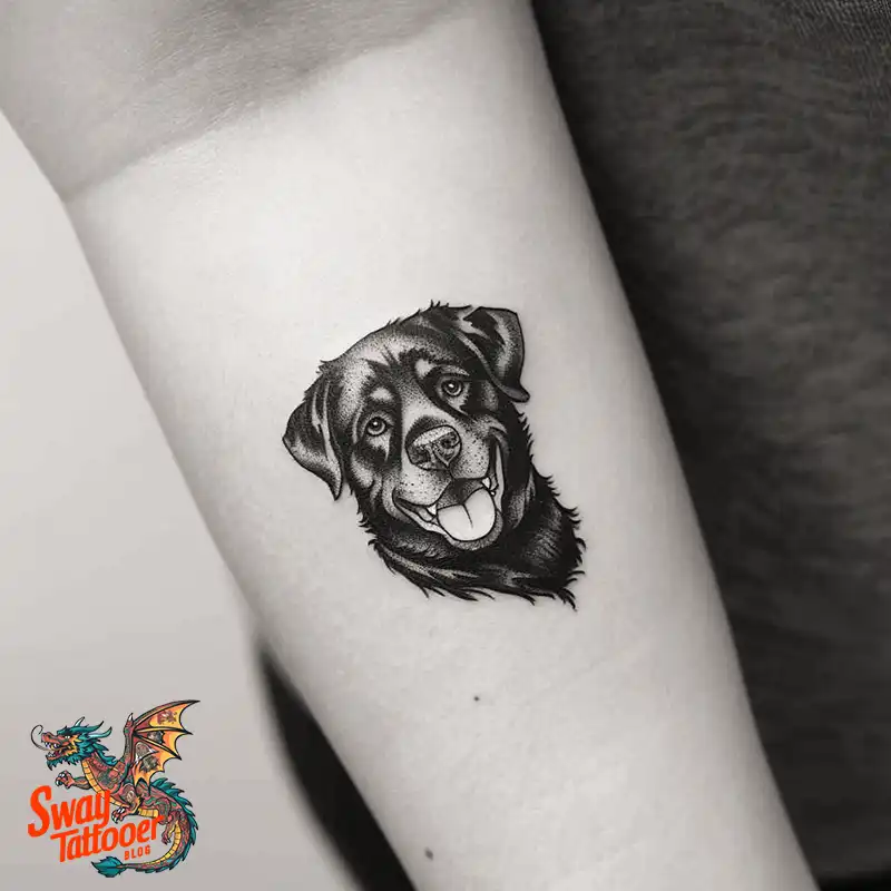 100 Rottweiler Tattoo Designs: Symbolism & Ink Arts 101 rottweiler3