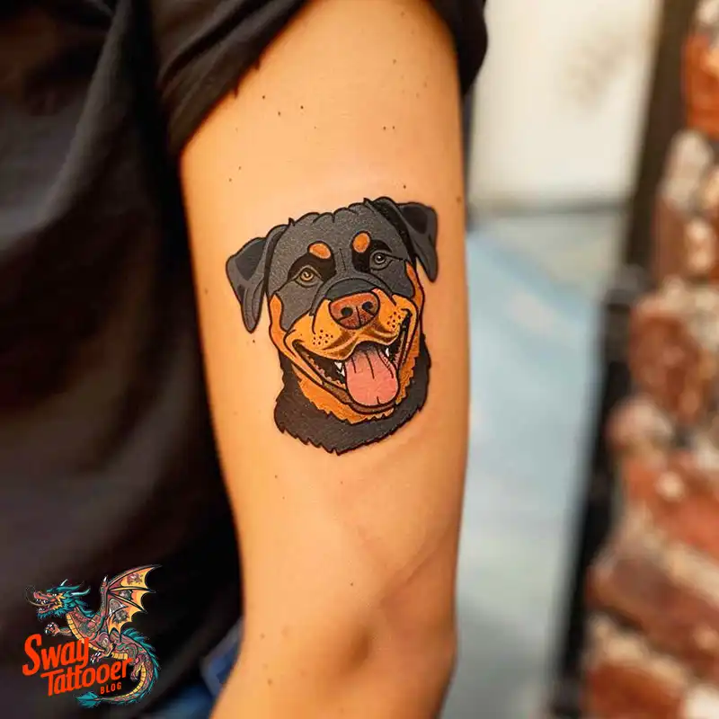 100 Rottweiler Tattoo Designs: Symbolism & Ink Arts 74 Rottweiler Tattoo