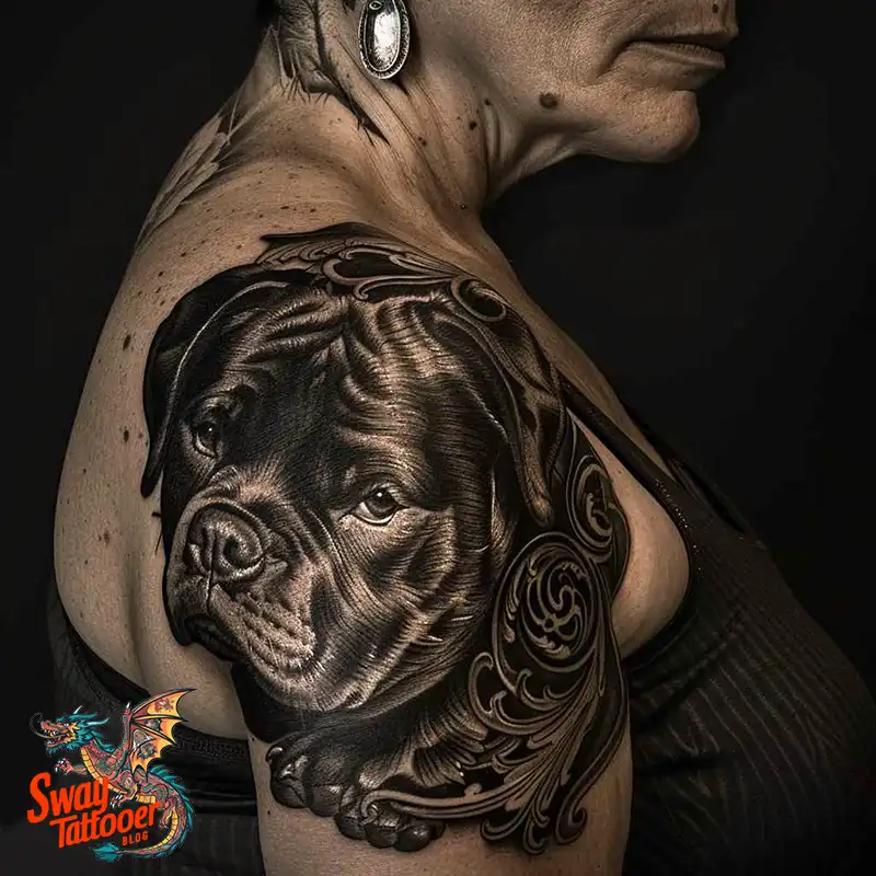 100 Rottweiler Tattoo Designs: Symbolism & Ink Arts 73 Rottweiler Tattoo