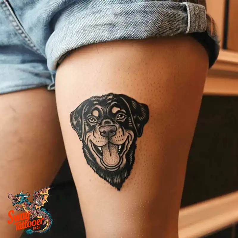 100 Rottweiler Tattoo Designs: Symbolism & Ink Arts 72 Rottweiler Tattoo