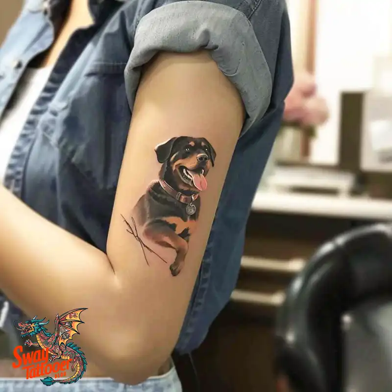 100 Rottweiler Tattoo Designs: Symbolism & Ink Arts 66 Rottweiler Tattoo