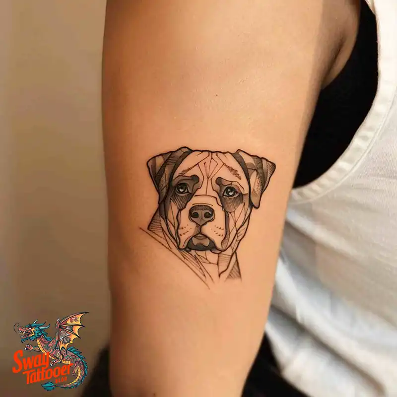 100 Rottweiler Tattoo Designs: Symbolism & Ink Arts 64 Rottweiler Tattoo