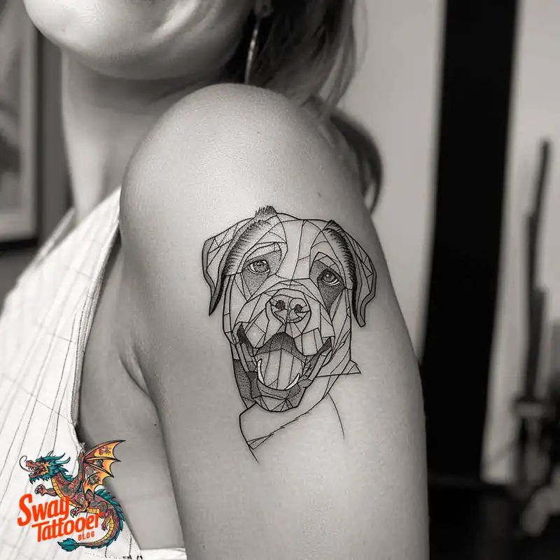 100 Rottweiler Tattoo Designs: Symbolism & Ink Arts 58 Rottweiler Tattoo Design