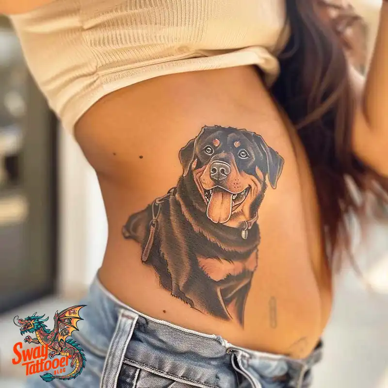 100 Rottweiler Tattoo Designs: Symbolism & Ink Arts 52 Rottweiler Tattoo Design