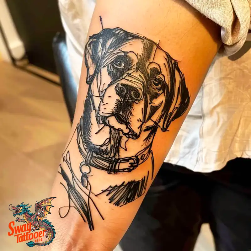 100 Rottweiler Tattoo Designs: Symbolism & Ink Arts 35 Rottweiler Tattoo Design