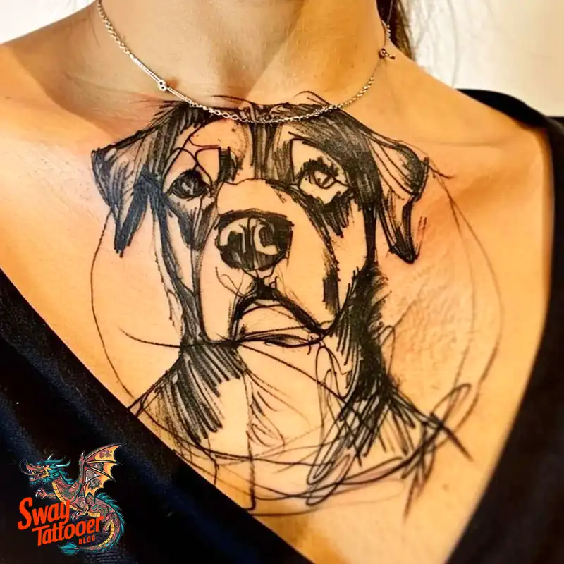 100 Rottweiler Tattoo Designs: Symbolism & Ink Arts 34 Rottweiler Tattoo Design