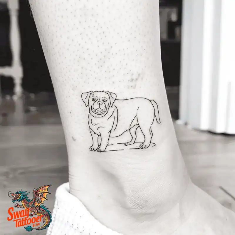 100 Rottweiler Tattoo Designs: Symbolism & Ink Arts 24 Rottweiler Tattoo Design