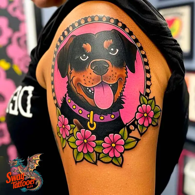 100 Rottweiler Tattoo Designs: Symbolism & Ink Arts 6 Rottweiler Tattoo Design Ideas