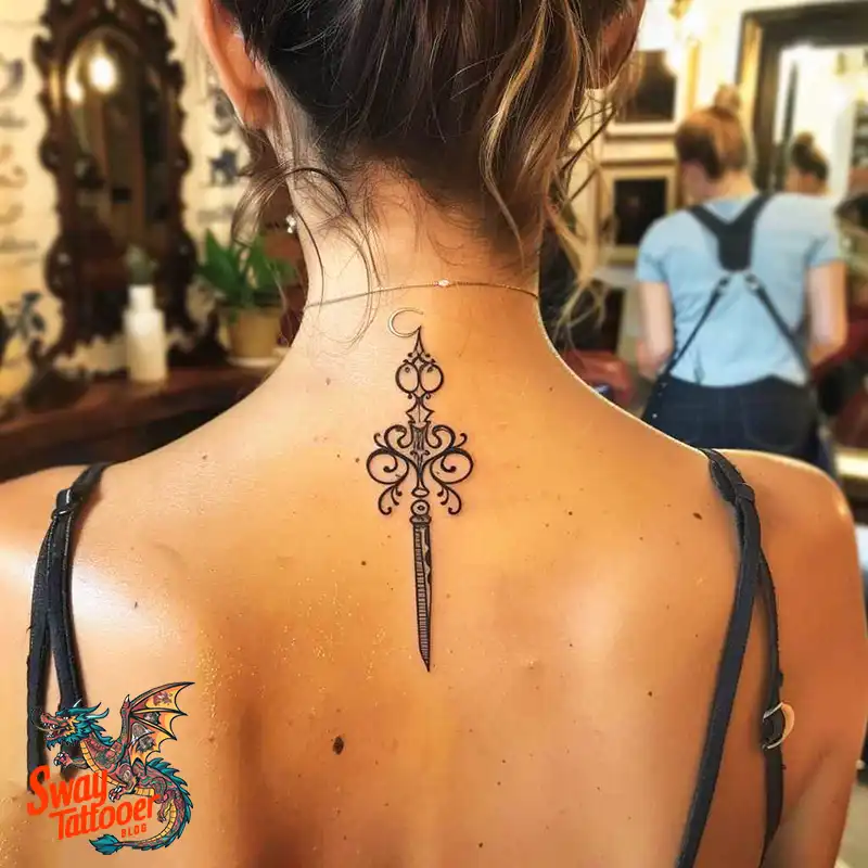 Scissors tattoo design