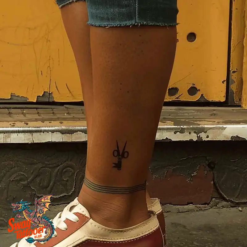 Scissors tattoo design