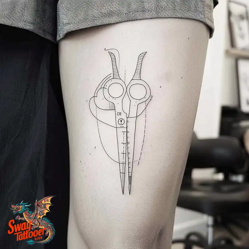 Scissors tattoo ideas