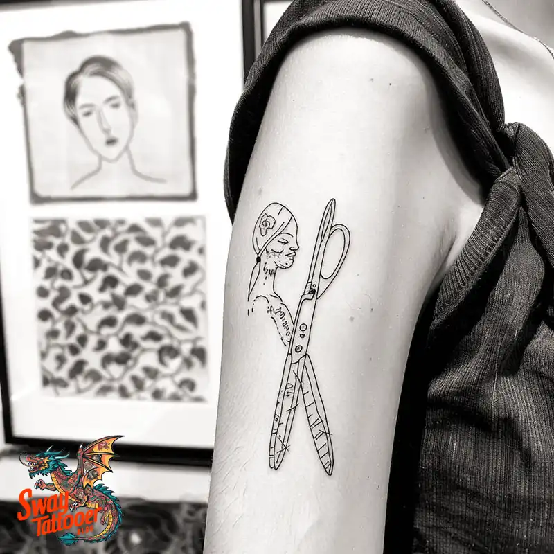 Scissors tattoo ideas
