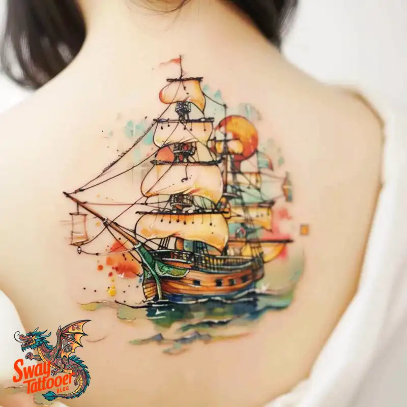 120 Ship Tattoo Design Ideas with History and Meaning 113 ship 1
