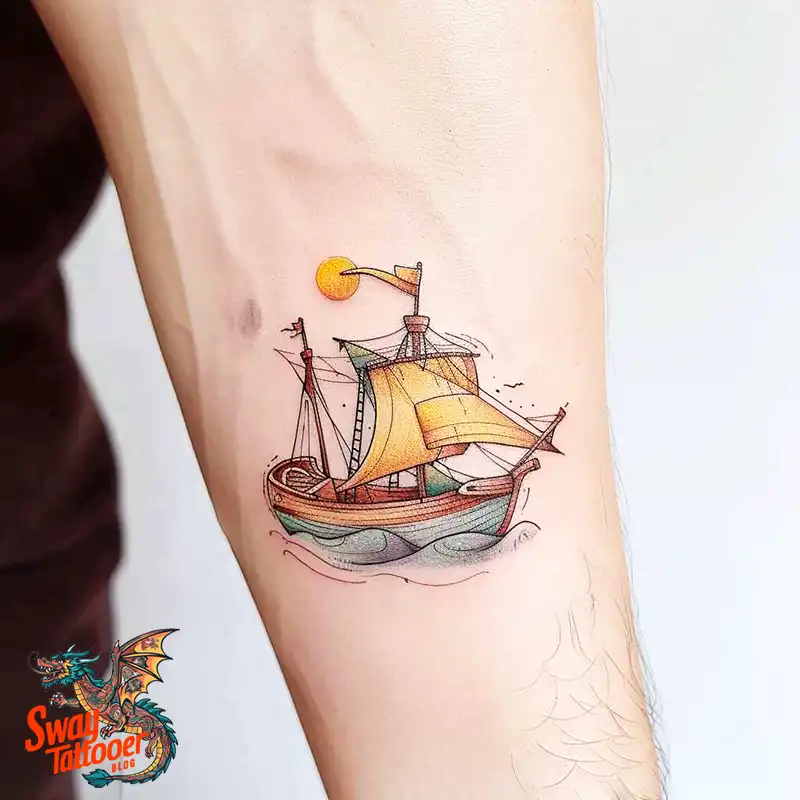 120 Ship Tattoo Design Ideas with History and Meaning 114 ship1