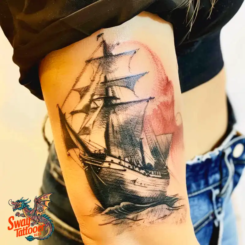 120 Ship Tattoo Design Ideas with History and Meaning 13 Ship Tattoo Design Ideas