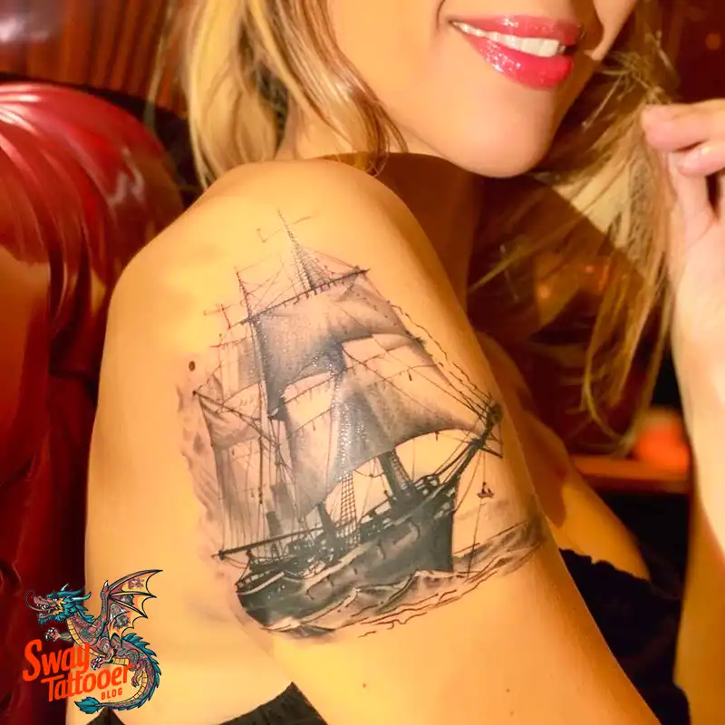 120 Ship Tattoo Design Ideas with History and Meaning 11 Ship Tattoo Design Ideas