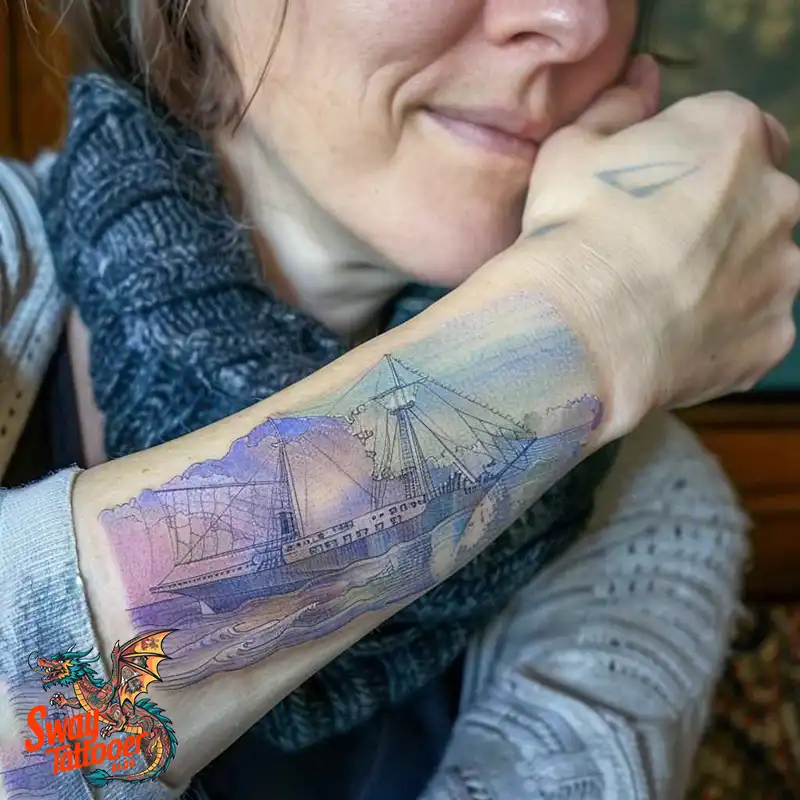 120 Ship Tattoo Design Ideas with History and Meaning 8 Ship Tattoo Design Ideas